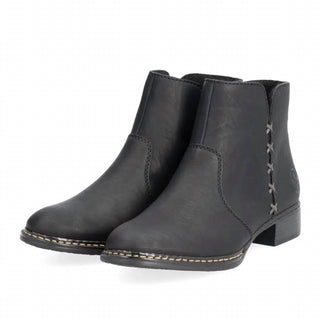Rieker - Botas femininas Conny 75 com zíper no tornozelo