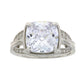 Cubic Zirconium Ring Sterling Silver