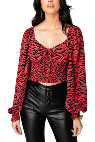 Buddylove - BLUSA CURTA ISABELLE SMOCKED