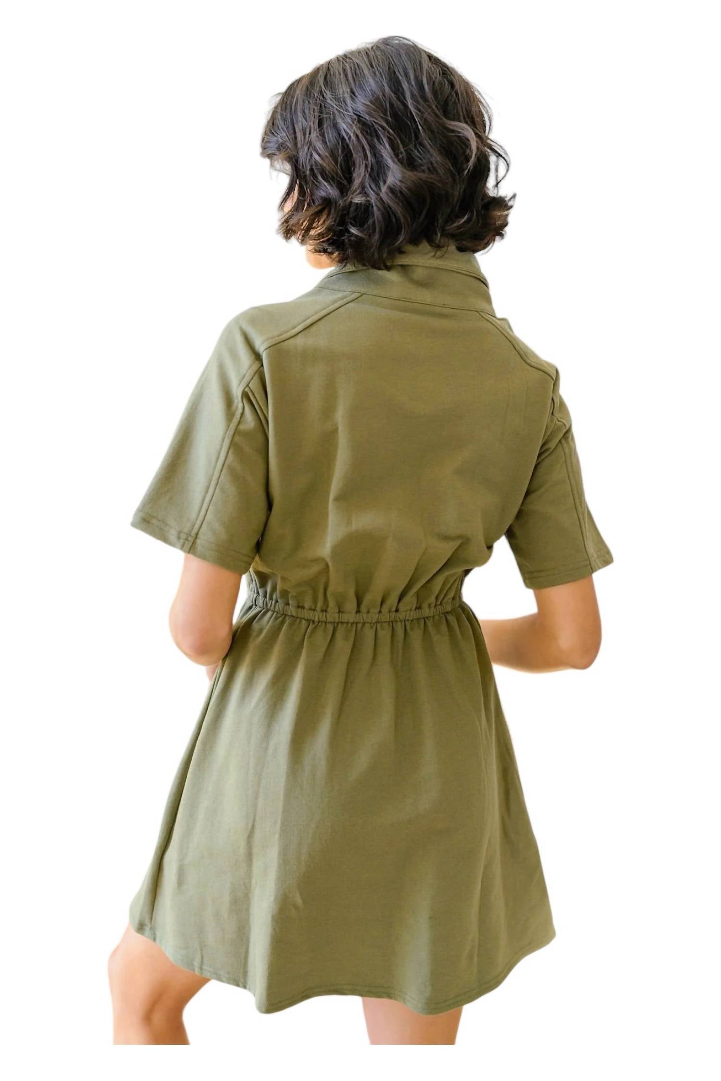 Very J - Darla Button Up Collared Dress