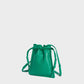 Lemiz - Women's Mini Bowie Drawstring Crossbody Leather Bag