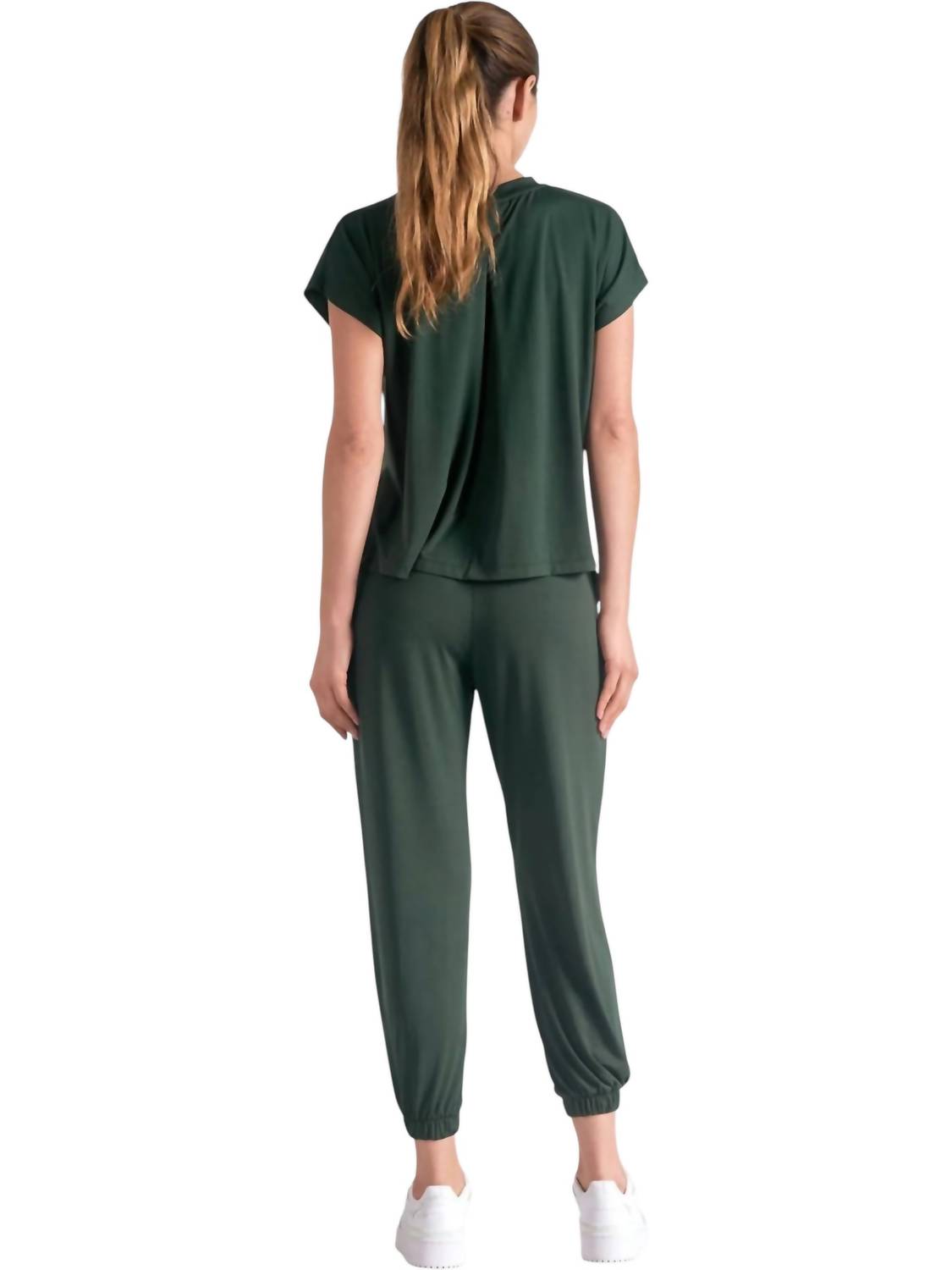 Elan - Short Sleeve T Shirt Jumpsuit