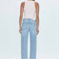Pistola - Mid Rise Cuffed Straight Jean