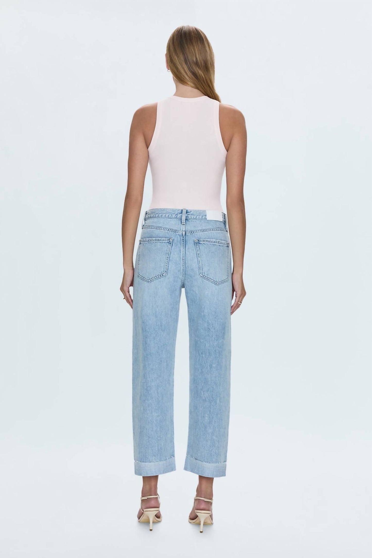 Pistola - Mid Rise Cuffed Straight Jean