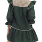 Entro - V-neck Drop Waist Mini Dress