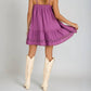Listicle - Front-tie Mini Dress