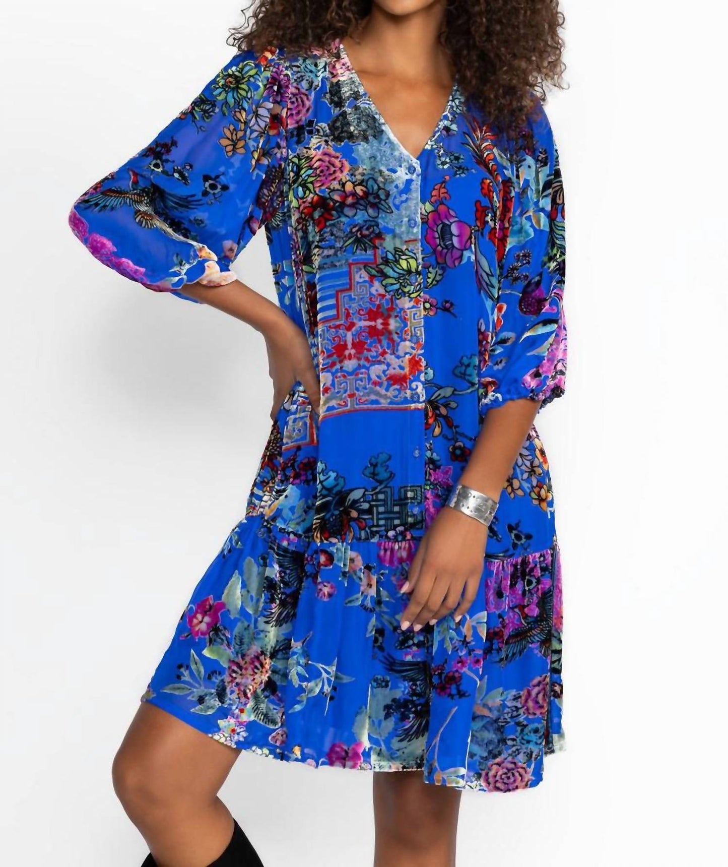 Johnny Was - Ermyas Burnout Mini Dress
