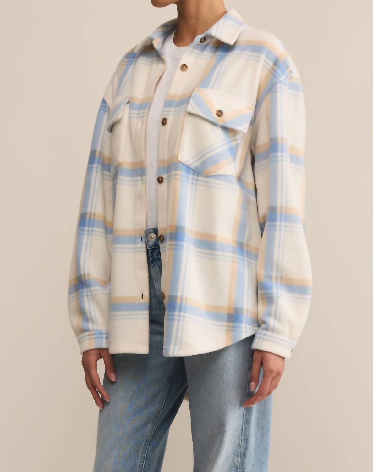 Z Supply - Hiker Two Toned Fleece Jacket