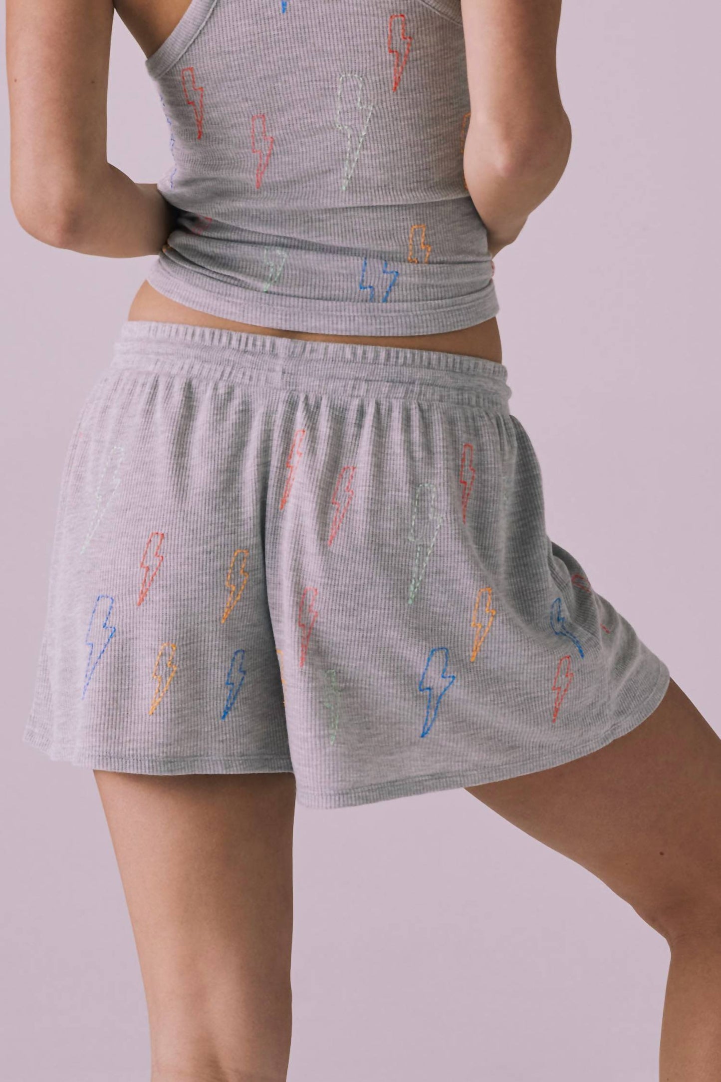 Chaser - Neon Bolt Stitches Short