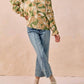 Bibi - Bold Floral Ruffle Details Blouse