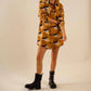 Care Tucker - Preslie Poplin Shirt Dress - All Over Wild Horses Pattern