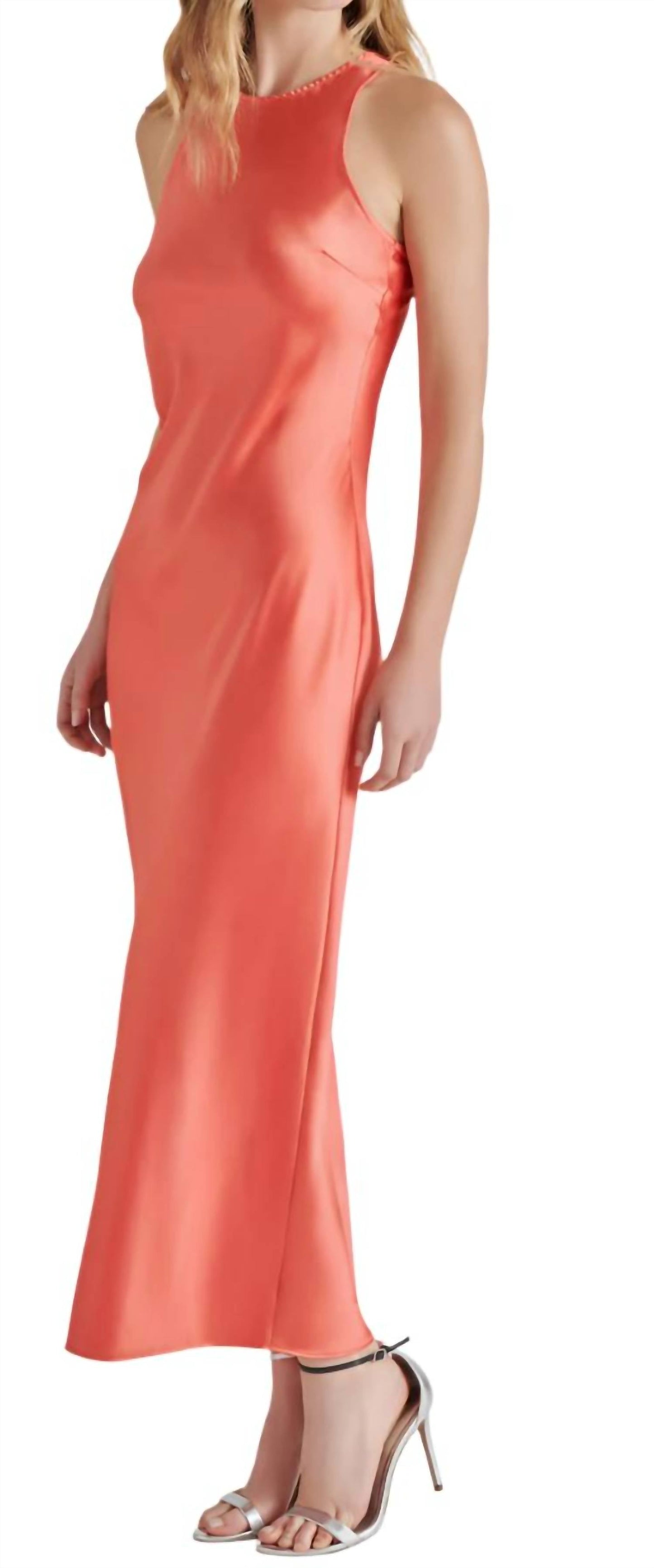 Steve Madden - Diane Racerback Satin Maxi Dress