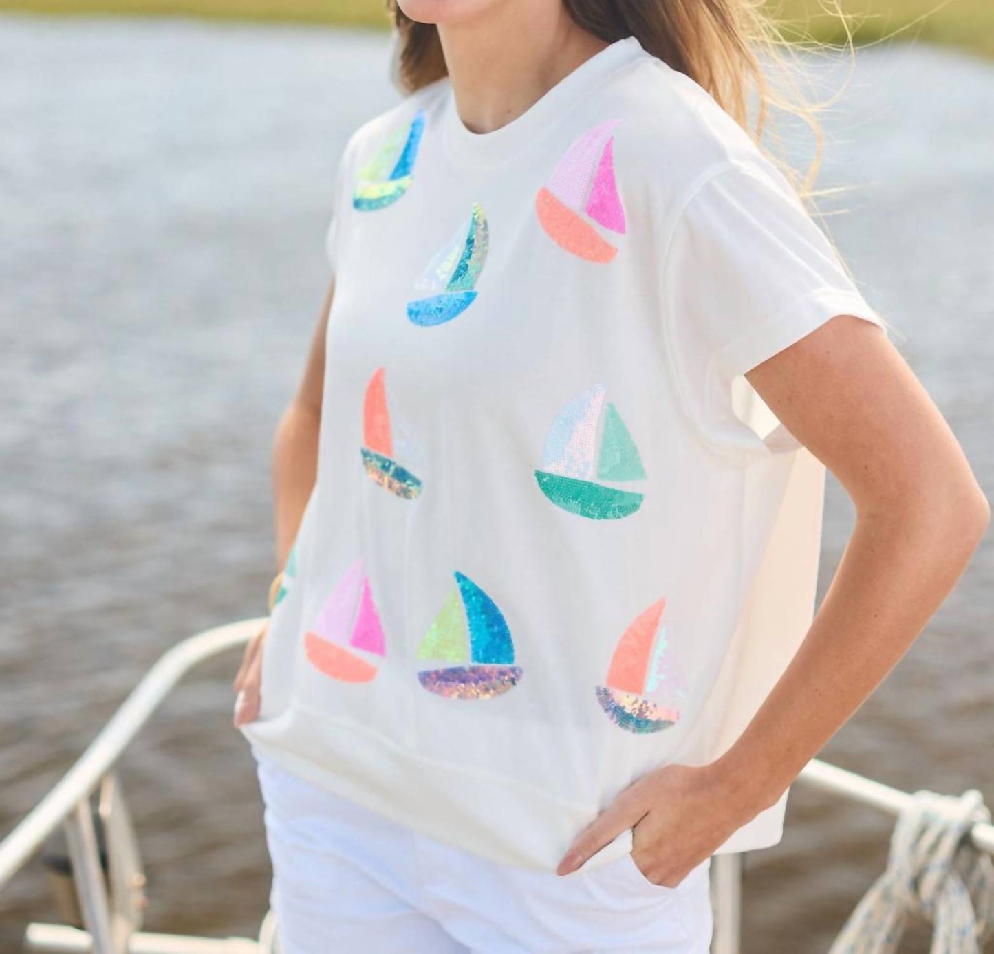 Mary Square - Emily Short Sleeve Top