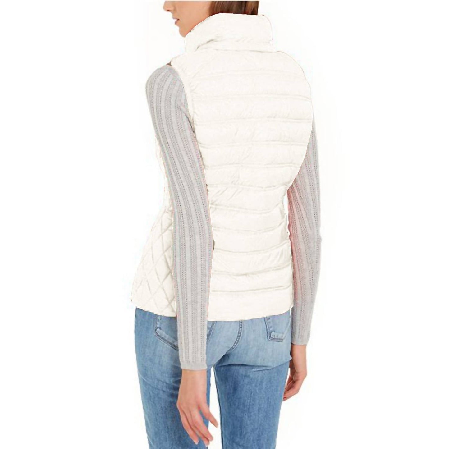 Michael Kors - Women's Sleeveless Puffer Vest with Removable Hood