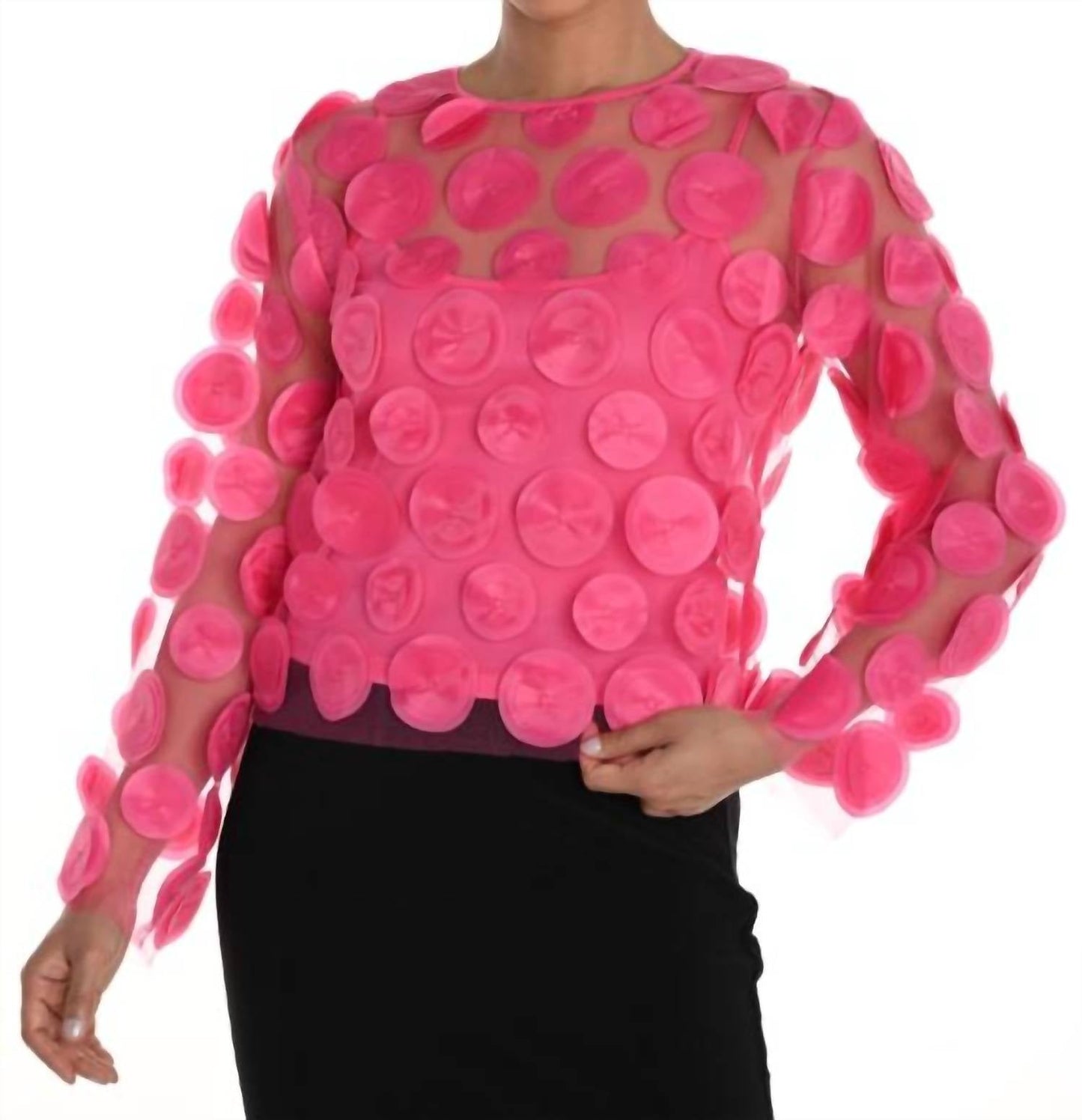 Frank Lyman - Layered Circles Top w/ Cami