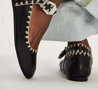 Free People - Sapatos Baixos Mystic de Crochê