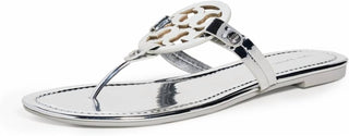 Tory Burch - Sandálias femininas com logotipo Argento Miller