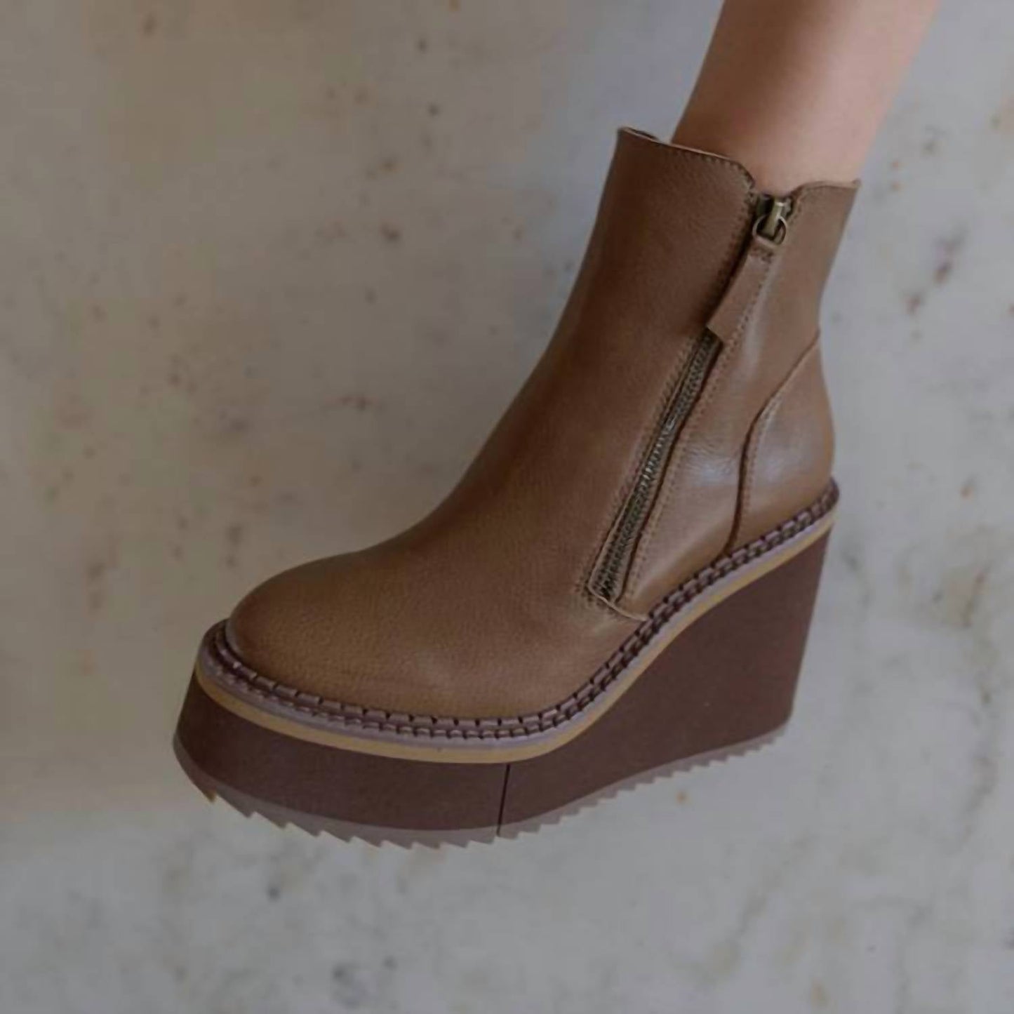 Naked Feet - Women's Avail Platform Wedge Boot