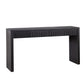 Modern Black Console Table with 4 Drawers – 59.2" Entryway Table with Storage