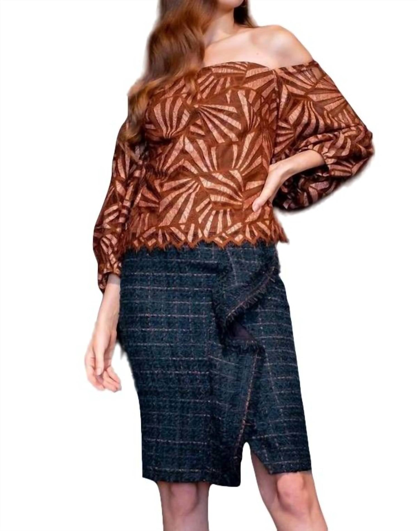 Eva Franco - Tweed Pencil Skirt