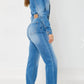 Judy Blue - High Waisted Long Sleeve Slim Jumpsuit