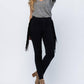 Judy Blue - High Waist Side Fringe Skinny Jegging Denim Jeans