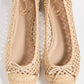 Sam Edelman - Women's May Raffi Basket Weave Flats Shoes