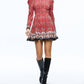 Alice + Olivia - Elvira Smocked Bodice Mini Dress