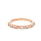 Aamiaa - 0.24 Carat Natural Diamond Bezel & Bar Band Ring