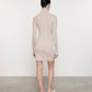 Enza Costa - SILK SWEATER RIB TURTLENECK MINI DRESS