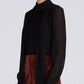 Derek Lam 10 Crosby - VALENTINE NECK TIE BLOUSE