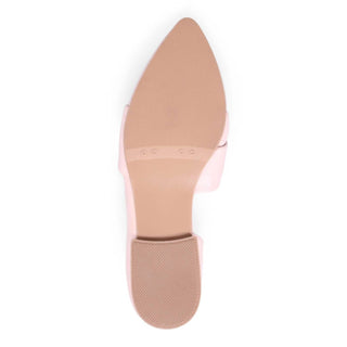Bueno - Sapatos baixos de couro liso femininos