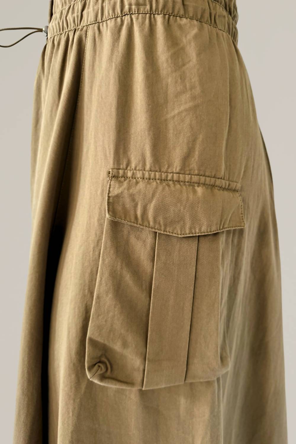 Aaron & Amber - Cotton Cargo Maxi Skirt