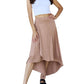 Ninexis - High Waisted Flare Maxi Skirt