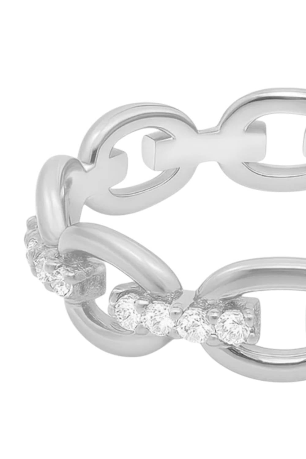 Allyanna Gifts - Women's Moissanite Oval Link Band Bracelet