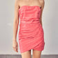 Do+Be - Pleated Wrap Tube Dress