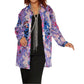 On The Plus Side - Print Long Sleeve Tunic - Plus