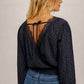 Hem & Thread - Eliana Animal Print V Neck Blouse