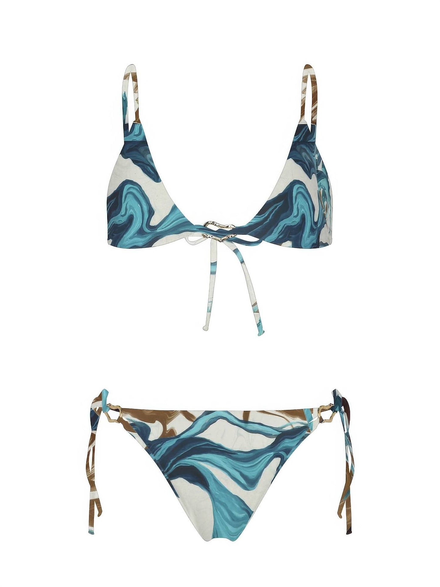 Nelblu - Women's Petalo Side Tie Cheeky Bikini Bottom
