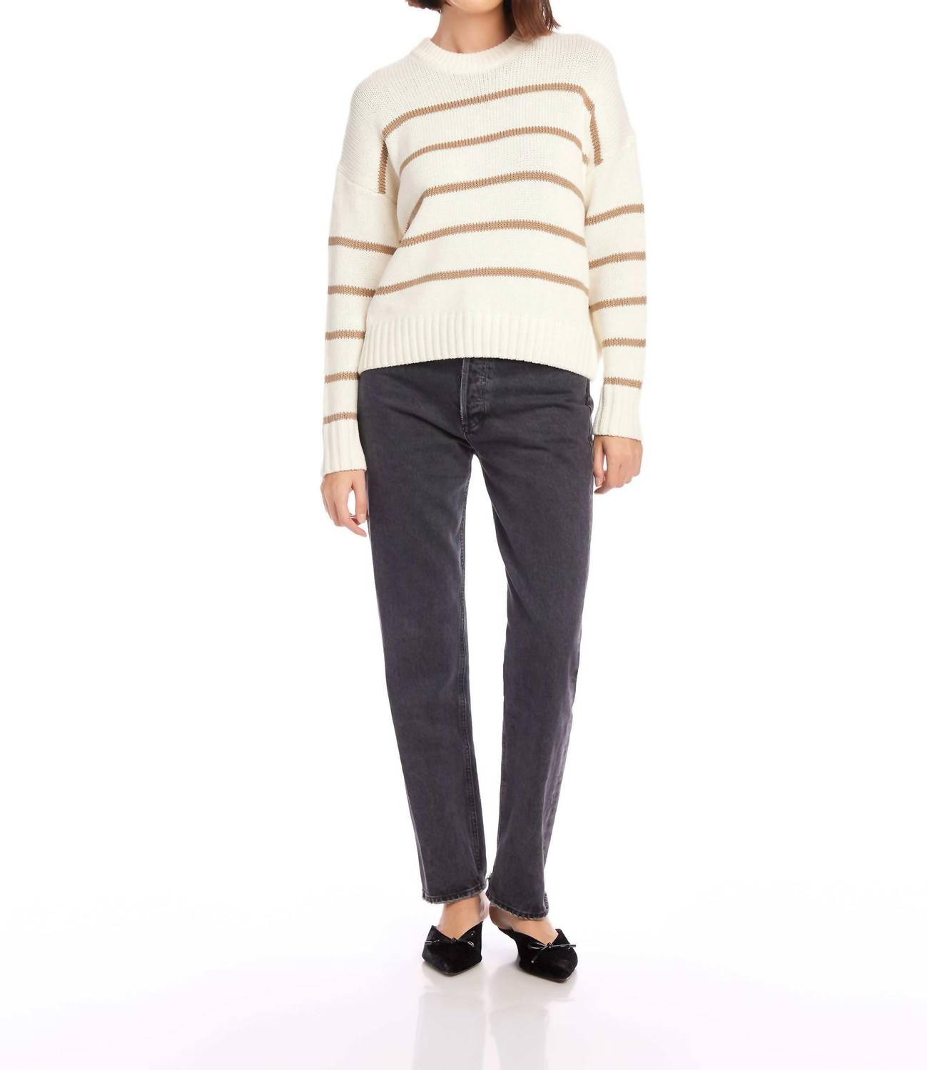 Fifteen Twenty - Luca Crewneck Stripe Sweater