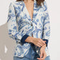 Oolala - Paisley One Button Blazer
