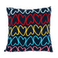 Kerri Rosenthal - IMPERFECT HEART STRIPE KNIT CASHMERE PILLOW