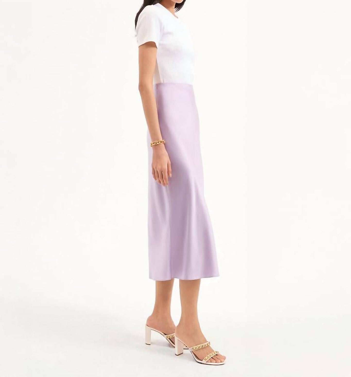 Veronica Beard - Clover Stretch-silk Slip Midi Skirt