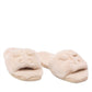 Tory Burch - Women's Double T Shearling Slide