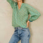M.A.B.E. - Dana Print Cotton Top