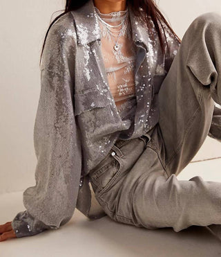 Camisa de botões Free People - Disco Margarita