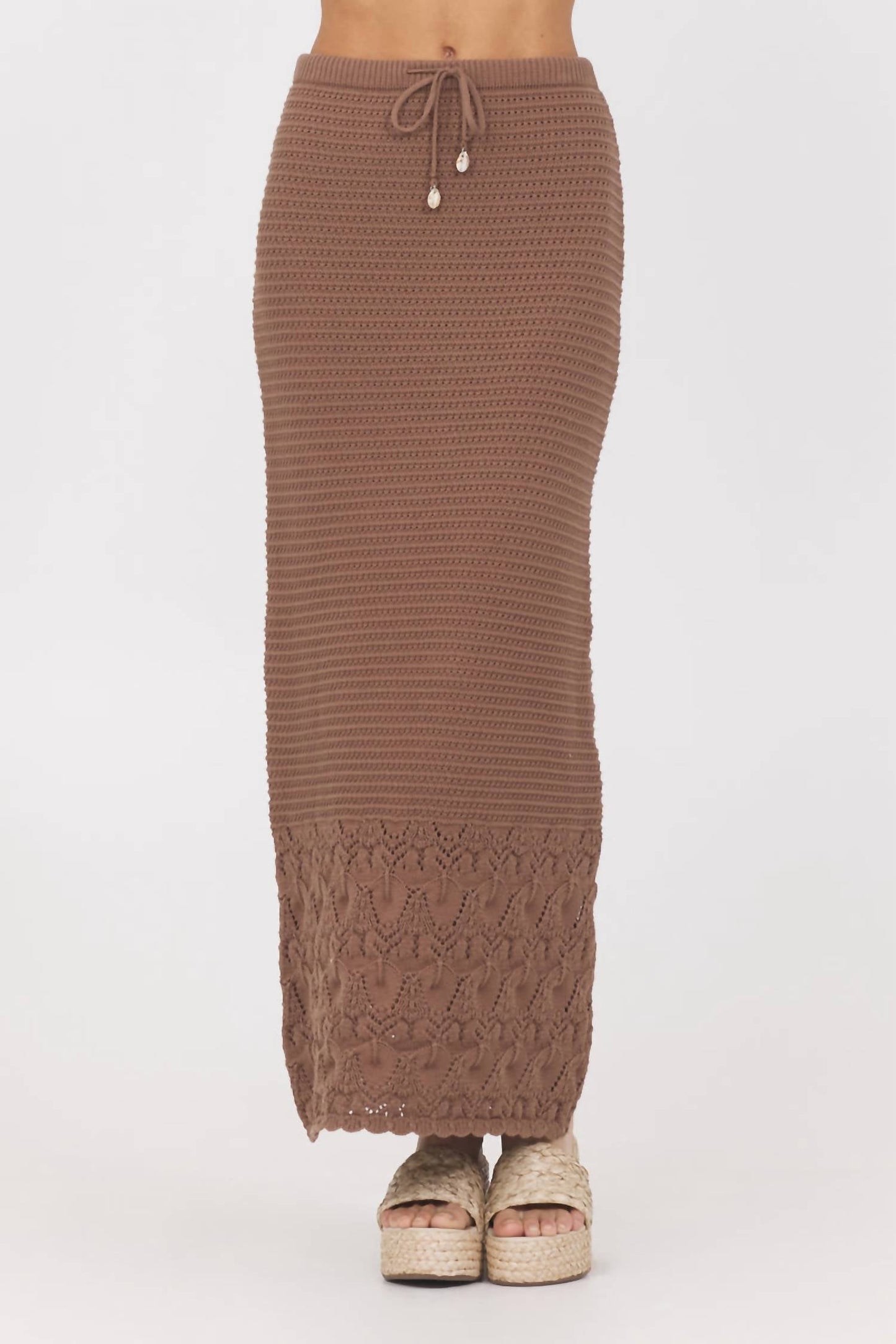 Vintage Havana - Crochet Maxi Skirt