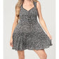 Angie - Tie Front Tank Strap Mini Dress