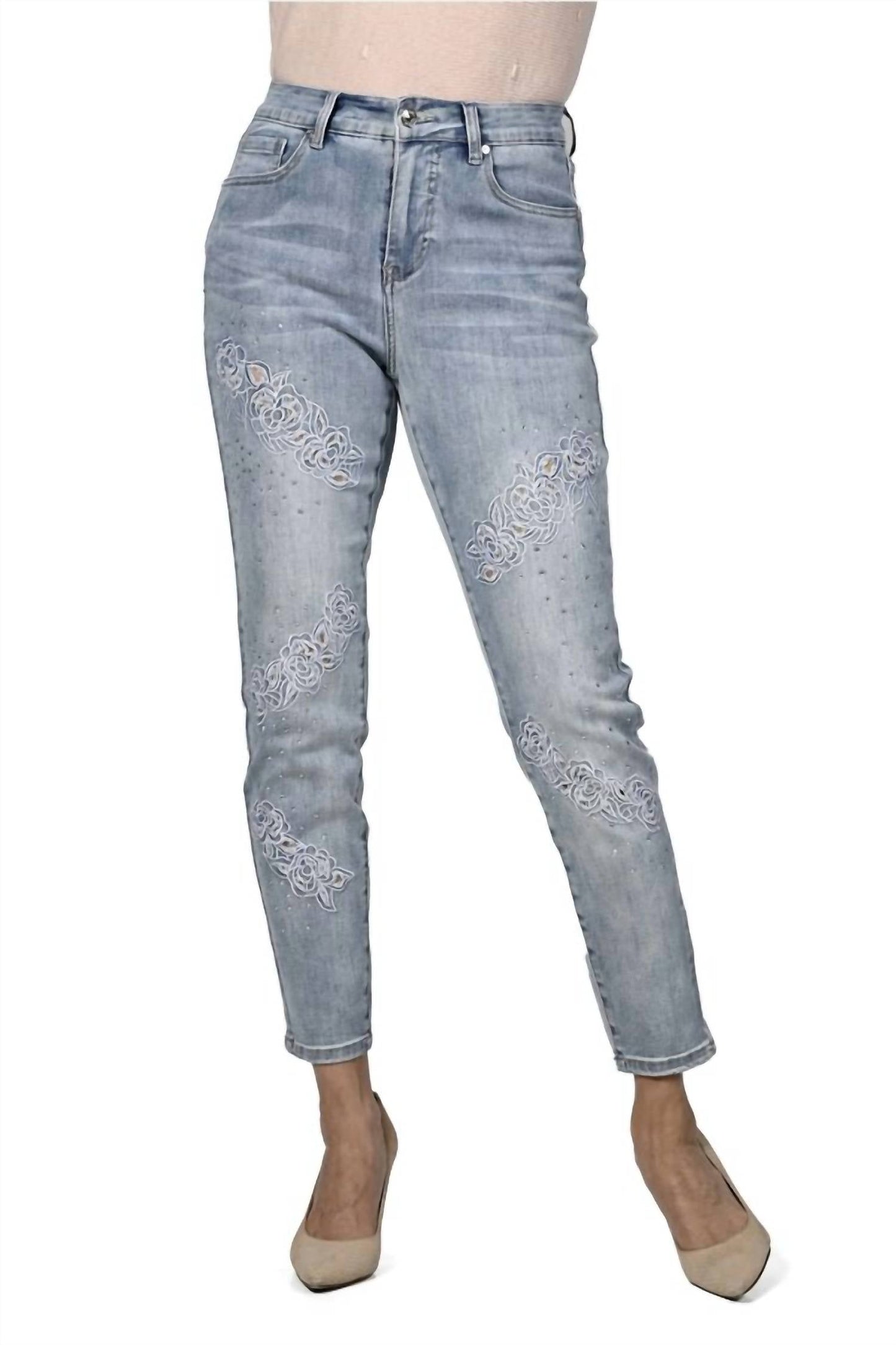 Frank Lyman - Embroidered Jean