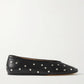 Le Monde Béryl - Women's Regency Slipper Studded Leather Flats